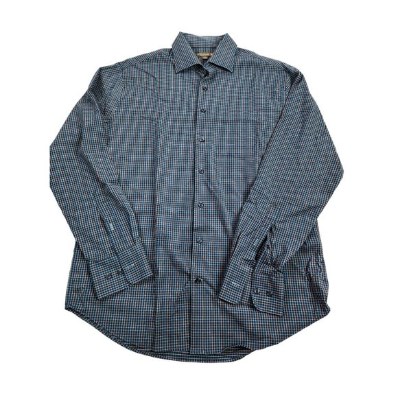 Peter Millar Summer Comfort Mens L Large Long Sleeve Button Front Shirt - Picture 1 of 5